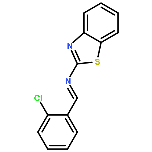 2-Benzothiazolamine, N-[(2-chlorophenyl)methylene]-