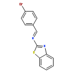 2-BENZOTHIAZOLAMINE, N-[(4-BROMOPHENYL)METHYLENE]-