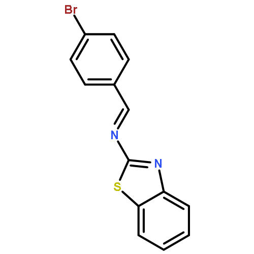 2-BENZOTHIAZOLAMINE, N-[(4-BROMOPHENYL)METHYLENE]-