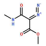 PROPANOIC ACID, 2-DIAZO-3-(METHYLAMINO)-3-OXO-, METHYL ESTER