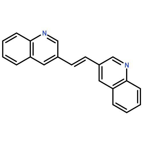 QUINOLINE, 3,3'-(1E)-1,2-ETHENEDIYLBIS-