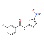 Benzamide, 3-chloro-N-(5-nitro-2-thiazolyl)-