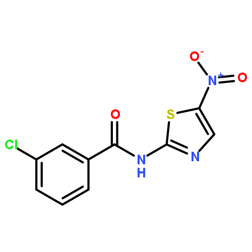 Benzamide, 3-chloro-N-(5-nitro-2-thiazolyl)-