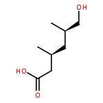 Hexanoic acid, 6-hydroxy-3,5-dimethyl-, (3S,5R)-