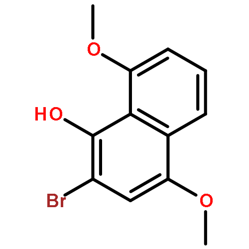 1-NAPHTHALENOL, 2-BROMO-4,8-DIMETHOXY-