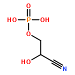 Propanenitrile, 2-hydroxy-3-(phosphonooxy)-, (±)-