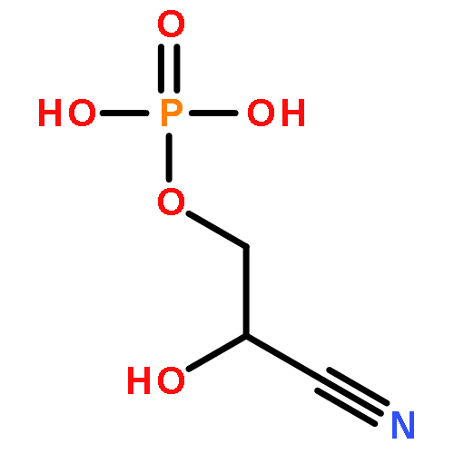 Propanenitrile, 2-hydroxy-3-(phosphonooxy)-, (±)-