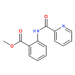 Benzoic acid, 2-[(2-pyridinylcarbonyl)amino]-, methyl ester