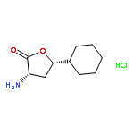 2(3H)-Furanone, 3-amino-5-cyclohexyldihydro-, hydrochloride, (3S,5S)-