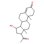 Pregn-4-ene-3,20-dione,15-hydroxy-, (15b)-