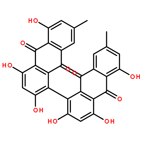 2,4,5-TRIHYDROXY-7-METHYL-1-(2,4,5-TRIHYDROXY-7-METHYL-9,10-DIOXOANTHRACEN-1-YL)ANTHRACENE-9,10-DIONE