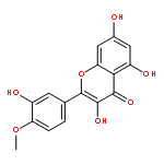 4H-1-Benzopyran-4-one,3,5,7-trihydroxy-2-(3-hydroxy-4-methoxyphenyl)-