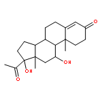 Pregn-4-ene-3,20-dione,11,17-dihydroxy-, (11a)-