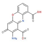 3H-Phenoxazine-1,9-dicarboxylicacid, 2-amino-3-oxo-