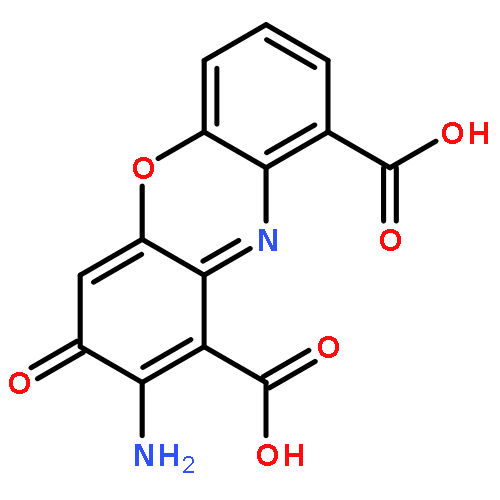 3H-Phenoxazine-1,9-dicarboxylicacid, 2-amino-3-oxo-