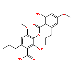 Benzoic acid,2-hydroxy-3-[(2-hydroxy-4-methoxy-6-propylbenzoyl)oxy]-4-methoxy-6-propyl-