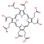 21H,23H-Porphine-2,7,12,17-tetrapropanoicacid, 3,8,13,18-tetrakis(carboxymethyl)-