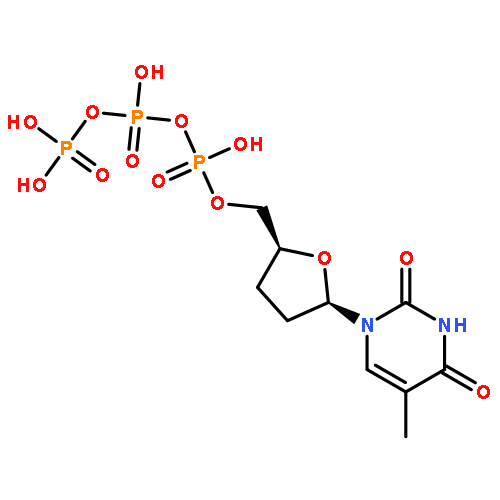 Thymidine5'-(tetrahydrogen triphosphate), 3'-deoxy-