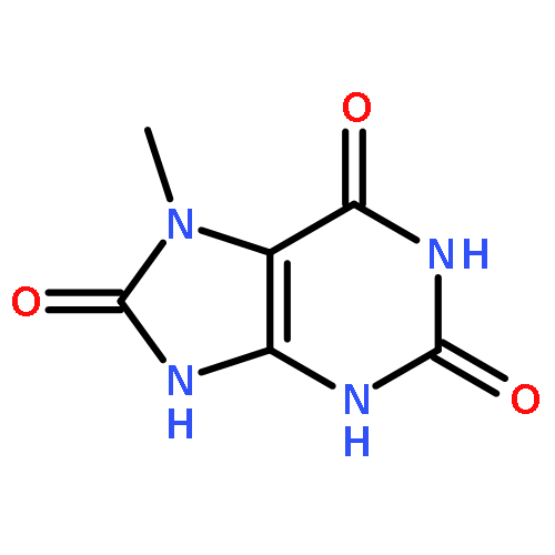 1H-Purine-2,6,8(3H)-trione,7,9-dihydro-7-methyl-