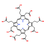 21H,23H-Porphine-2,7,13,18-tetrapropanoicacid, 3,8,12,17-tetrakis(carboxymethyl)- (9CI)