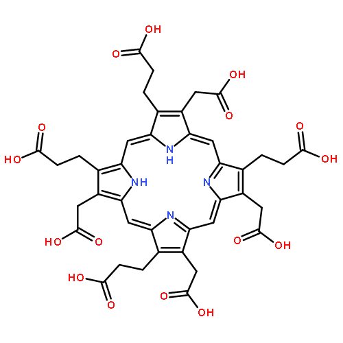 21H,23H-Porphine-2,7,13,18-tetrapropanoicacid, 3,8,12,17-tetrakis(carboxymethyl)- (9CI)