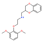 1,4-Benzodioxin-2-methanamine,N-[2-(2,6-dimethoxyphenoxy)ethyl]-2,3-dihydro-