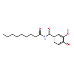 Benzamide, 4-hydroxy-3-methoxy-N-(1-oxononyl)-