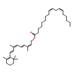 [(2Z,4E,6Z,8E)-3,7-DIMETHYL-9-(2,6,6-TRIMETHYLCYCLOHEXEN-1-YL)NONA-2,4,6,8-TETRAENYL] (9Z,12Z)-OCTADECA-9,12-DIENOATE