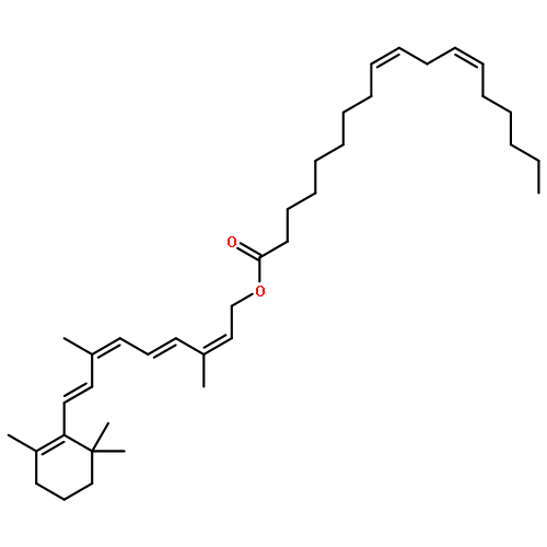 [(2Z,4E,6Z,8E)-3,7-DIMETHYL-9-(2,6,6-TRIMETHYLCYCLOHEXEN-1-YL)NONA-2,4,6,8-TETRAENYL] (9Z,12Z)-OCTADECA-9,12-DIENOATE