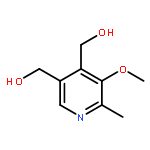 3,4-Pyridinedimethanol, 5-methoxy-6-methyl-