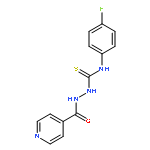 4-PYRIDINECARBOXYLIC ACID, 2-[[(4-FLUOROPHENYL)AMINO]THIOXOMETHYL]HYDRAZIDE