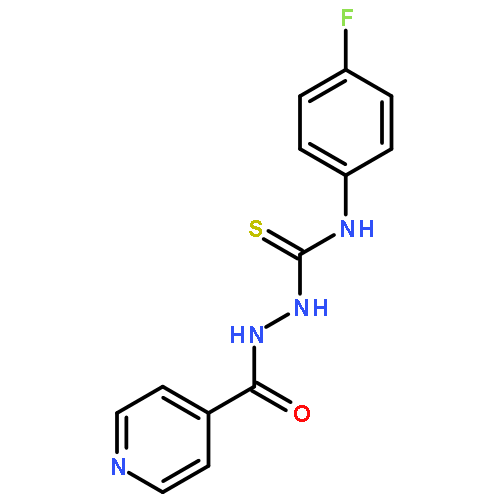 4-PYRIDINECARBOXYLIC ACID, 2-[[(4-FLUOROPHENYL)AMINO]THIOXOMETHYL]HYDRAZIDE