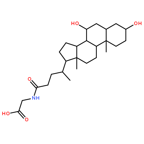 Glycine, N-[(3a,5b,7a)-3,7-dihydroxy-24-oxocholan-24-yl]-
