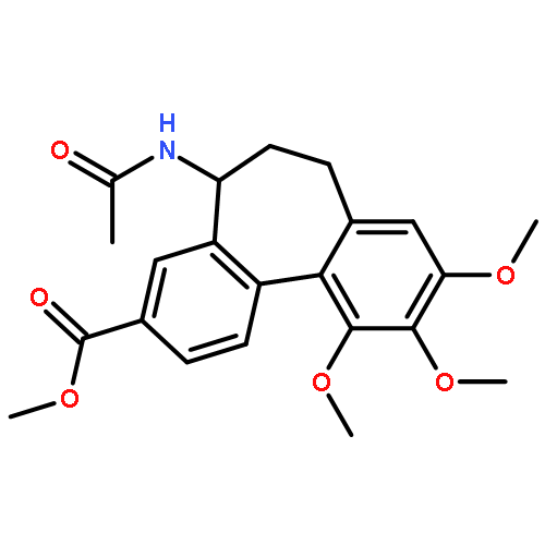 5H-Dibenzo[a,c]cycloheptene-3-carboxylicacid, 5-(acetylamino)-6,7-dihydro-9,10,11-trimethoxy-, methyl ester, (5S)-