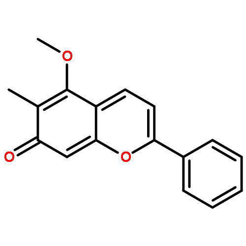 5-methoxy-6-methyl-2-phenylchromen-7-one