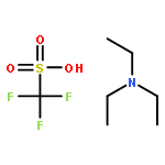 trifluoromethanesulphonic acid, compound with triethylamine (1:1)