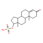 Androst-4-en-3-one,17-(sulfooxy)-, (17b)-