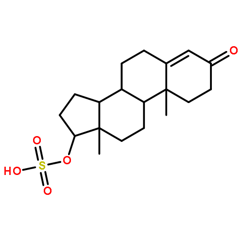 Androst-4-en-3-one,17-(sulfooxy)-, (17b)-