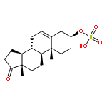 Androst-5-en-17-one,3-(sulfooxy)-, (3b)-