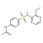 Acetamide, N-[4-[[(3-methoxypyrazinyl)amino]sulfonyl]phenyl]-