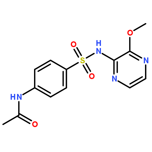 Acetamide, N-[4-[[(3-methoxypyrazinyl)amino]sulfonyl]phenyl]-