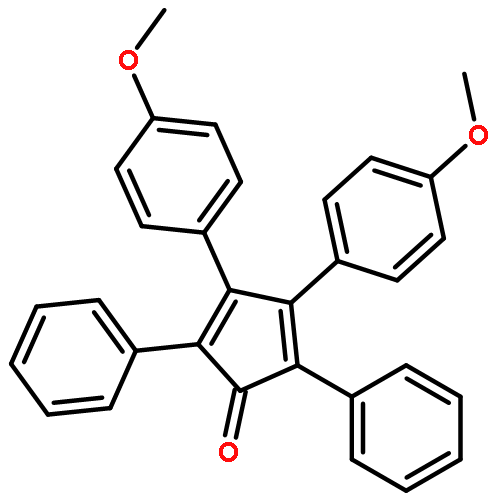 2,4-Cyclopentadien-1-one, 3,4-bis(4-methoxyphenyl)-2,5-diphenyl-