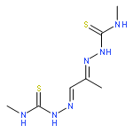 Hydrazinecarbothioamide,2,2'-(1-methyl-1,2-ethanediylidene)bis[N-methyl-