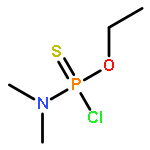 Phosphoramidochloridothioic acid, dimethyl-, O-ethyl ester