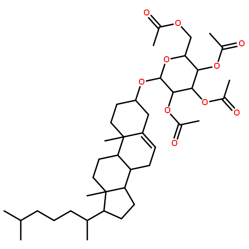 β-(3Beta)-cholest-5-en-3-yl-2,3,4,6-tetra-O-acetyl-D-glucopyranoside