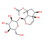 b-D-Glucopyranoside,(1S,4aS,5R,7S,7aS)-7-(acetyloxy)-1,4a,5,6,7,7a-hexahydro-4a,5-dihydroxy-7-methylcyclopenta[c]pyran-1-yl