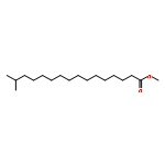 Hexadecanoic acid,15-methyl-, methyl ester