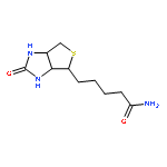 5-[(3aR,4R,6aS)-2-oxohexahydro-1H-thieno[3,4-d]imidazol-4-yl]pentanamide