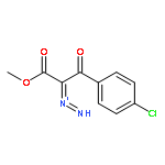 [2-(4-chlorophenyl)-1-(methoxycarbonyl)-2-oxoethylidene]diazenium