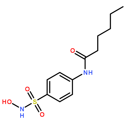 Hexanamide,N-[4-[(hydroxyamino)sulfonyl]phenyl]-